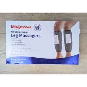 Walgreens Air Compression Leg Massagers Pain Aches Circulation Adjustable Relief